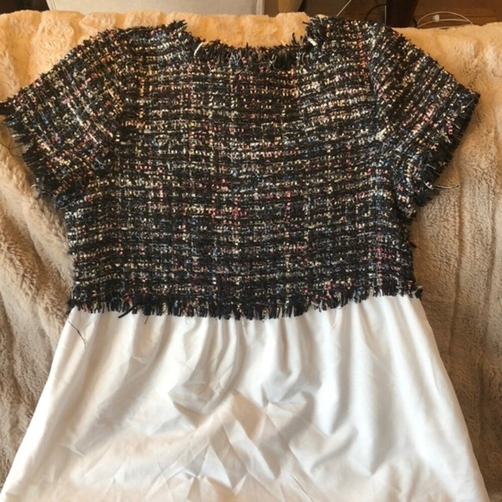 Rw&Co Grey Dressy Round Neck T Shirt In Xs Nwt